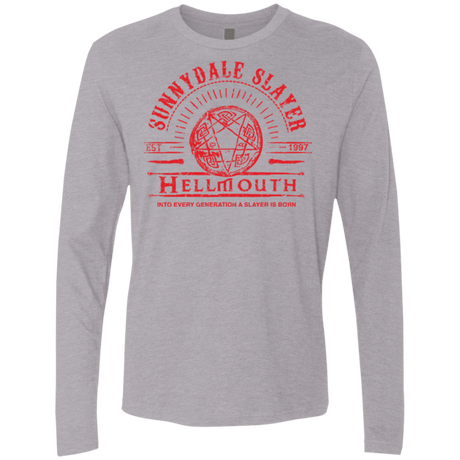 T-Shirts Heather Grey / Small Hellmouth Men's Premium Long Sleeve