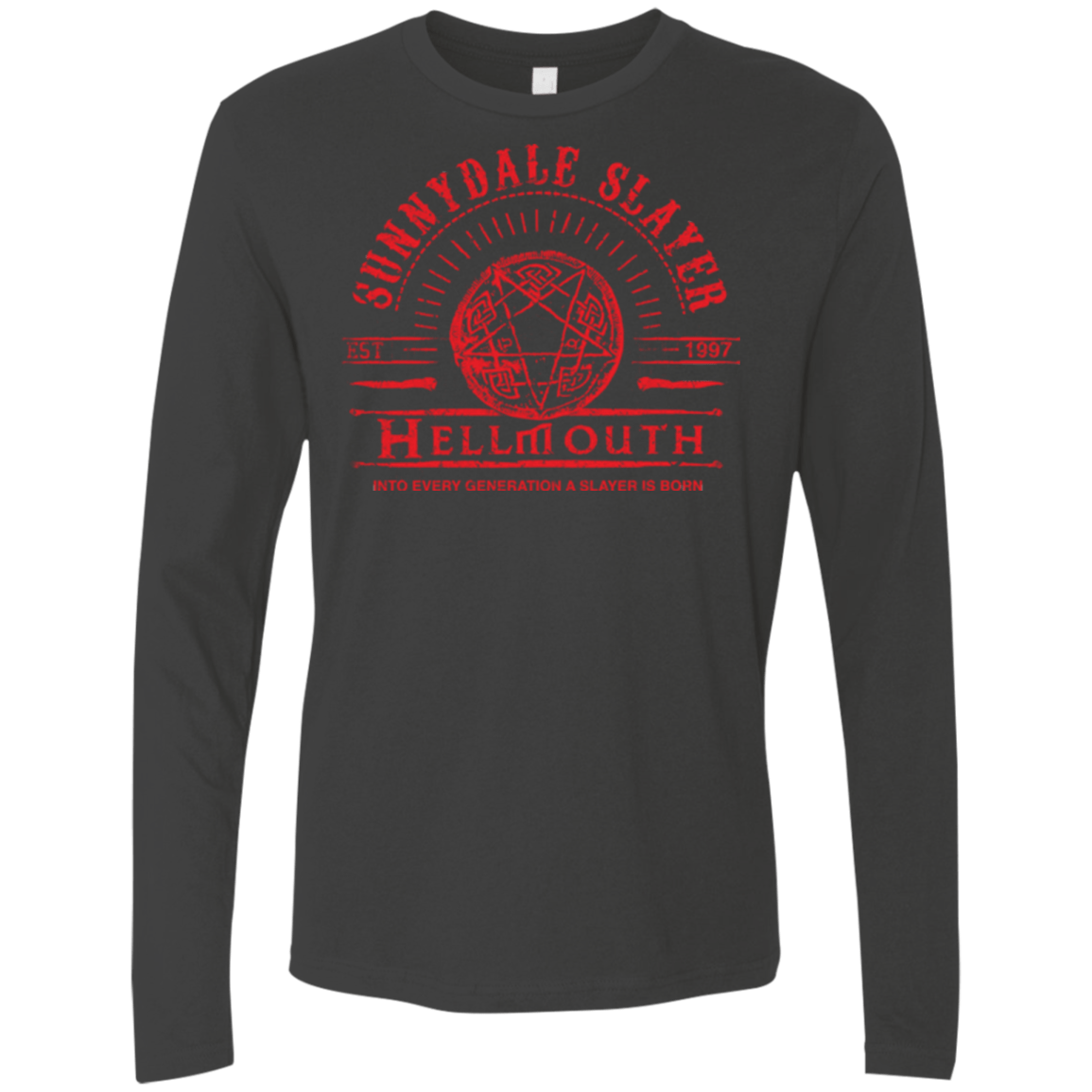 T-Shirts Heavy Metal / Small Hellmouth Men's Premium Long Sleeve