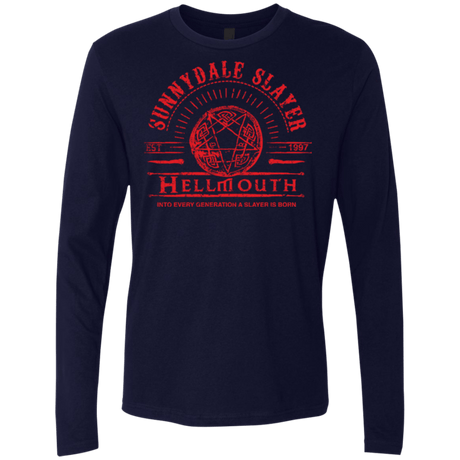 T-Shirts Midnight Navy / Small Hellmouth Men's Premium Long Sleeve