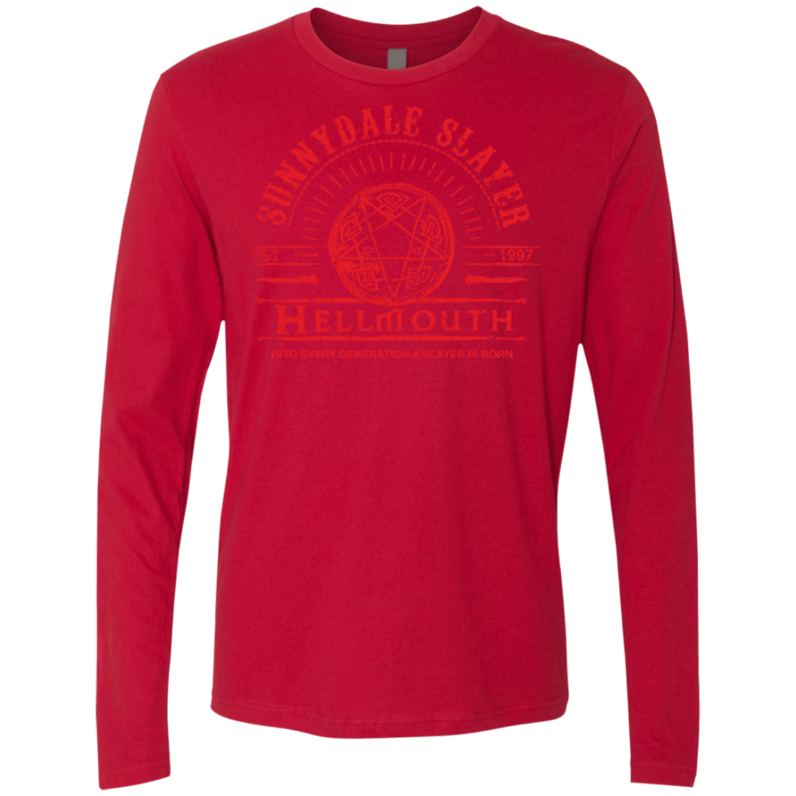 T-Shirts Red / Small Hellmouth Men's Premium Long Sleeve