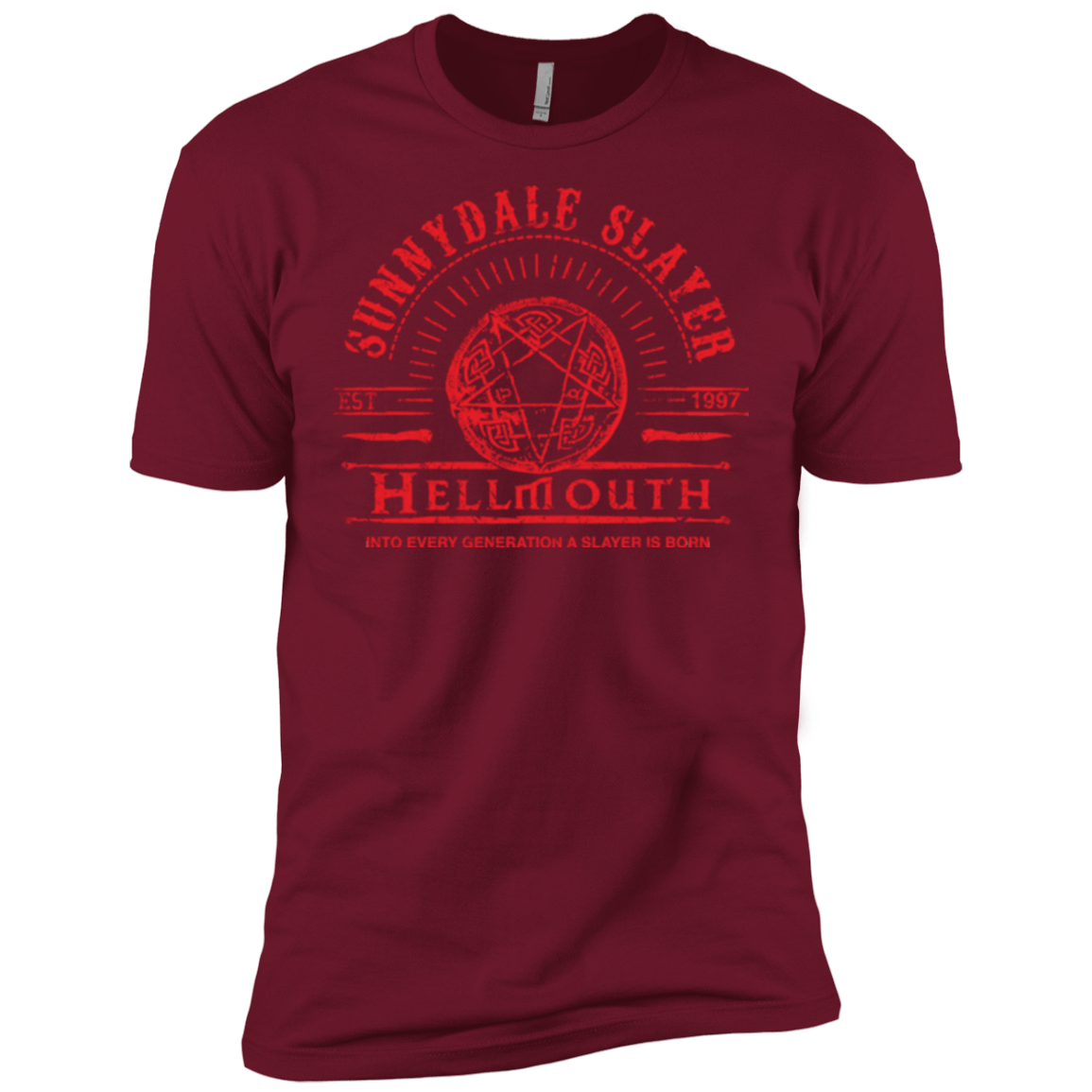 T-Shirts Cardinal / X-Small Hellmouth Men's Premium T-Shirt
