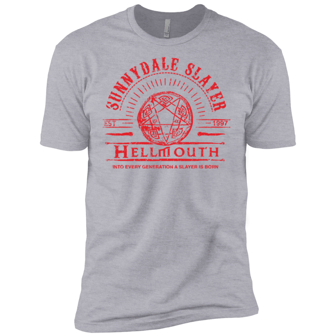 T-Shirts Heather Grey / X-Small Hellmouth Men's Premium T-Shirt