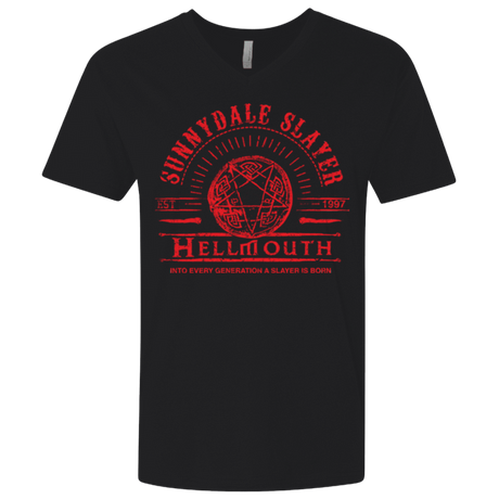 T-Shirts Black / X-Small Hellmouth Men's Premium V-Neck