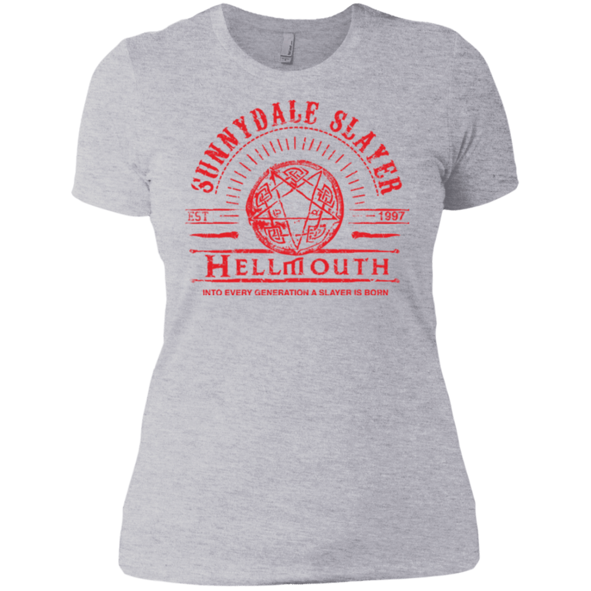 T-Shirts Heather Grey / X-Small Hellmouth Women's Premium T-Shirt