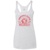 T-Shirts Heather White / X-Small Hellmouth Women's Triblend Racerback Tank