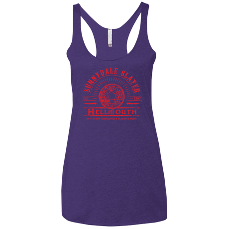 T-Shirts Purple / X-Small Hellmouth Women's Triblend Racerback Tank