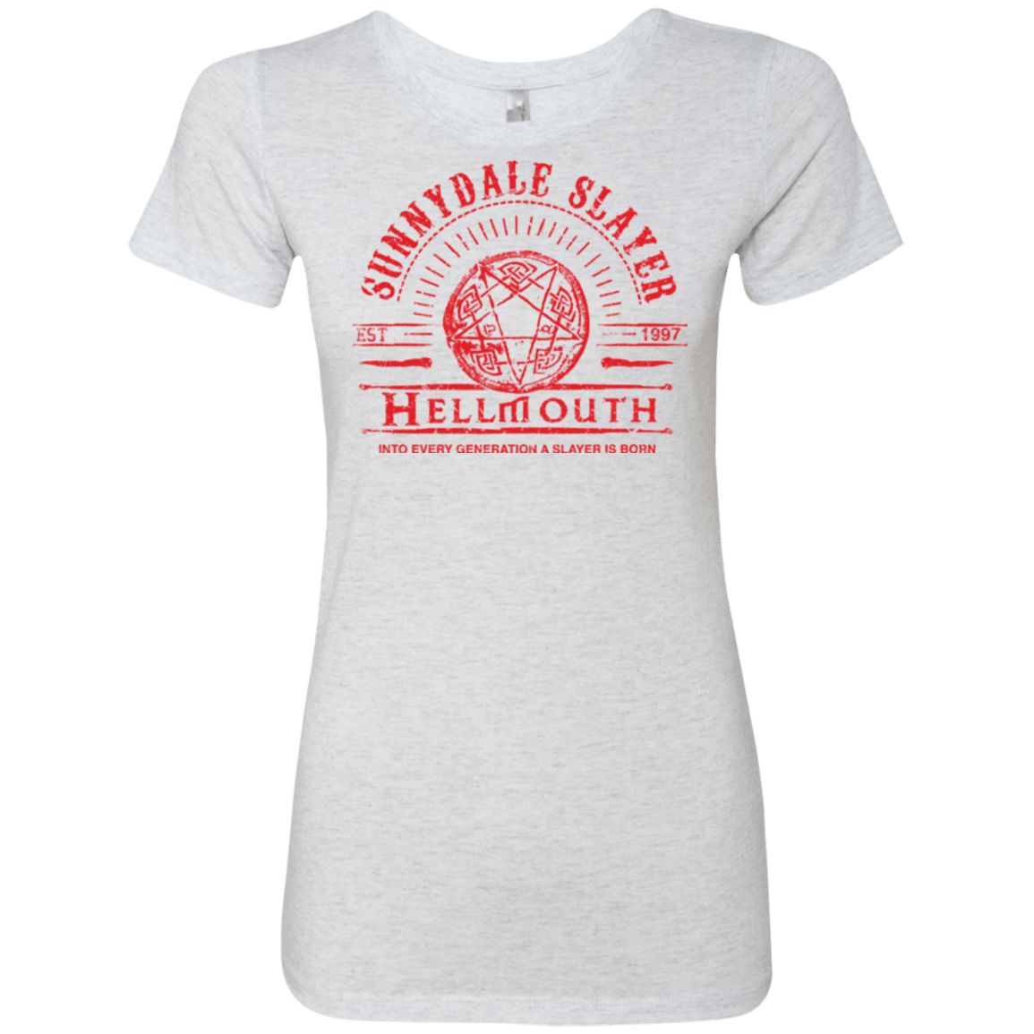 T-Shirts Heather White / Small Hellmouth Women's Triblend T-Shirt