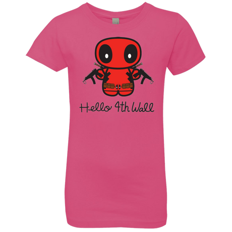 T-Shirts Hot Pink / YXS Hello 4th Wall Girls Premium T-Shirt