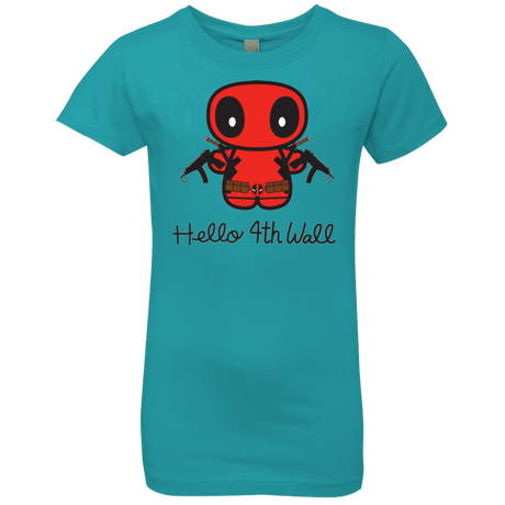 T-Shirts Tahiti Blue / YXS Hello 4th Wall Girls Premium T-Shirt