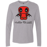 T-Shirts Heather Grey / Small Hello 4th Wall Men's Premium Long Sleeve