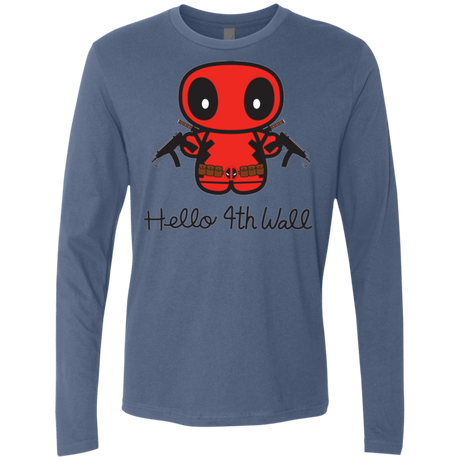 T-Shirts Indigo / Small Hello 4th Wall Men's Premium Long Sleeve