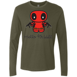 T-Shirts Military Green / Small Hello 4th Wall Men's Premium Long Sleeve
