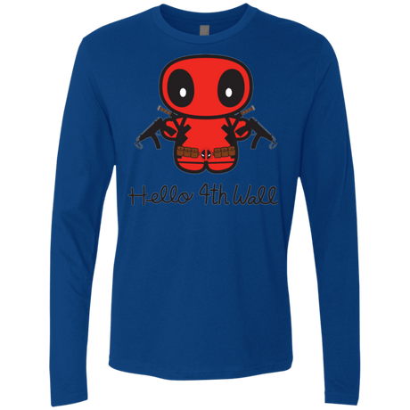 T-Shirts Royal / Small Hello 4th Wall Men's Premium Long Sleeve