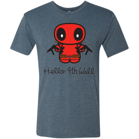 T-Shirts Indigo / Small Hello 4th Wall Men's Triblend T-Shirt