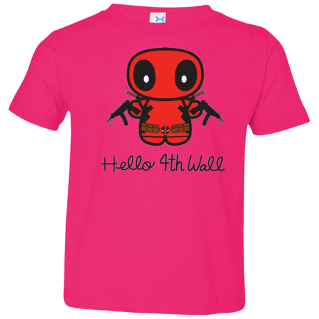 T-Shirts Hot Pink / 2T Hello 4th Wall Toddler Premium T-Shirt