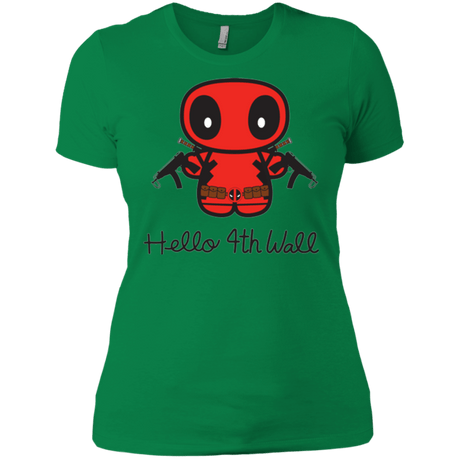 T-Shirts Kelly Green / X-Small Hello 4th Wall Women's Premium T-Shirt