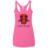 T-Shirts Vintage Pink / X-Small Hello 4th Wall Women's Triblend Racerback Tank