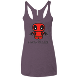 T-Shirts Vintage Purple / X-Small Hello 4th Wall Women's Triblend Racerback Tank