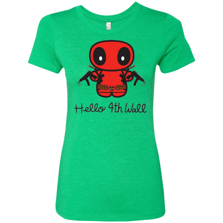 T-Shirts Envy / Small Hello 4th Wall Women's Triblend T-Shirt