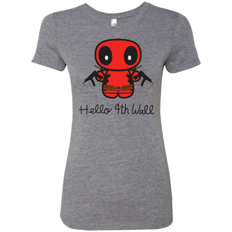 T-Shirts Premium Heather / Small Hello 4th Wall Women's Triblend T-Shirt