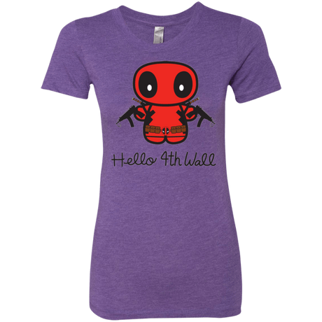 T-Shirts Purple Rush / Small Hello 4th Wall Women's Triblend T-Shirt