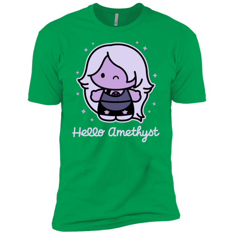 T-Shirts Kelly Green / YXS Hello Amethyst Boys Premium T-Shirt
