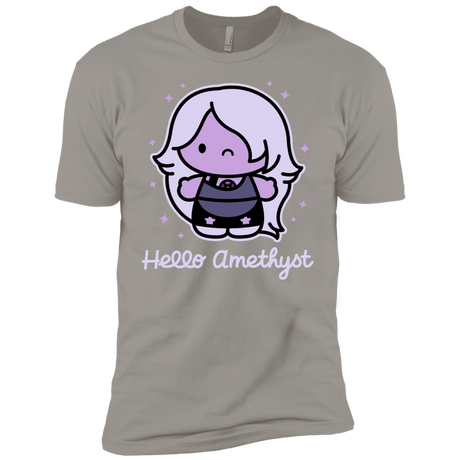 T-Shirts Light Grey / YXS Hello Amethyst Boys Premium T-Shirt