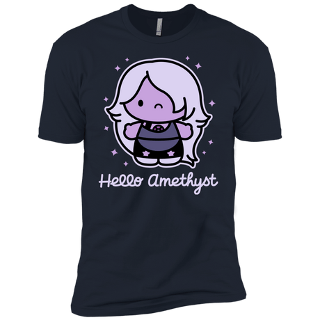 T-Shirts Midnight Navy / YXS Hello Amethyst Boys Premium T-Shirt
