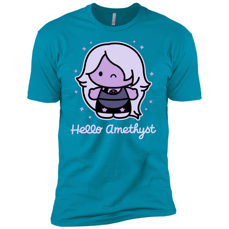 T-Shirts Turquoise / YXS Hello Amethyst Boys Premium T-Shirt