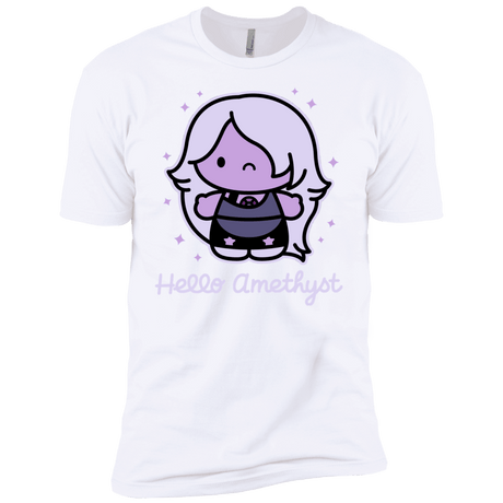 T-Shirts White / YXS Hello Amethyst Boys Premium T-Shirt