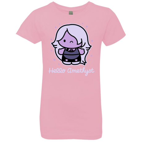 T-Shirts Light Pink / YXS Hello Amethyst Girls Premium T-Shirt