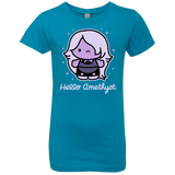 T-Shirts Turquoise / YXS Hello Amethyst Girls Premium T-Shirt