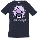 T-Shirts Navy / 6 Months Hello Amethyst Infant Premium T-Shirt