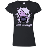 T-Shirts Black / S Hello Amethyst Junior Slimmer-Fit T-Shirt