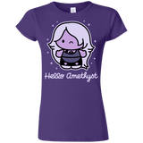 T-Shirts Purple / S Hello Amethyst Junior Slimmer-Fit T-Shirt