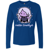 T-Shirts Royal / S Hello Amethyst Men's Premium Long Sleeve