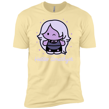 T-Shirts Banana Cream / X-Small Hello Amethyst Men's Premium T-Shirt