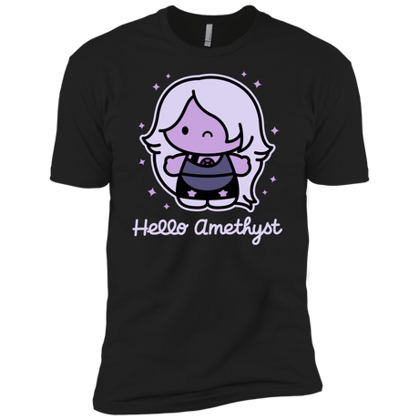 T-Shirts Black / X-Small Hello Amethyst Men's Premium T-Shirt