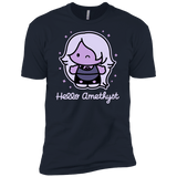 T-Shirts Midnight Navy / X-Small Hello Amethyst Men's Premium T-Shirt
