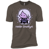 T-Shirts Warm Grey / X-Small Hello Amethyst Men's Premium T-Shirt