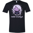 T-Shirts Black / X-Small Hello Amethyst Men's Semi-Fitted Softstyle