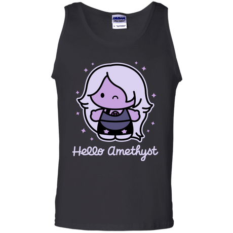 T-Shirts Black / S Hello Amethyst Men's Tank Top