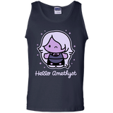T-Shirts Navy / S Hello Amethyst Men's Tank Top