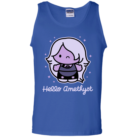 T-Shirts Royal / S Hello Amethyst Men's Tank Top