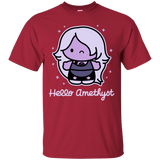 T-Shirts Cardinal / S Hello Amethyst T-Shirt