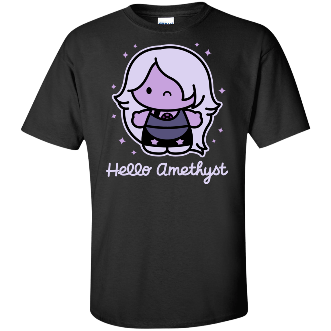 T-Shirts Black / XLT Hello Amethyst Tall T-Shirt