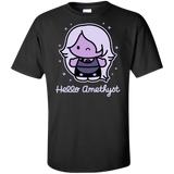 T-Shirts Black / XLT Hello Amethyst Tall T-Shirt