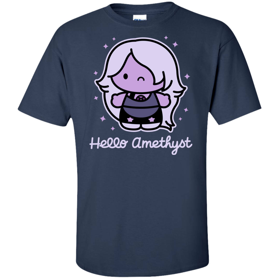 T-Shirts Navy / XLT Hello Amethyst Tall T-Shirt