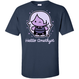 T-Shirts Navy / XLT Hello Amethyst Tall T-Shirt