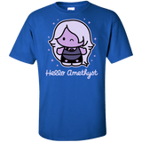 T-Shirts Royal / XLT Hello Amethyst Tall T-Shirt